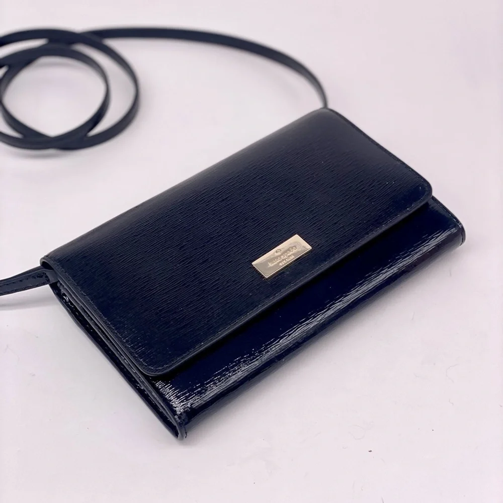 Kate Spade Sleek Black Crossbody Bag